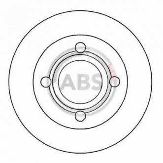 Задній гальмівний (тормозний) диск a.B.S 16068