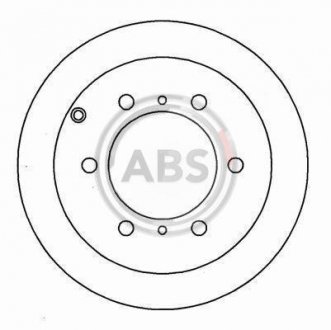 Задній гальмівний (тормозний) диск a.B.S 16471