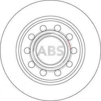 Задний тормозной диск a.B.S 17333