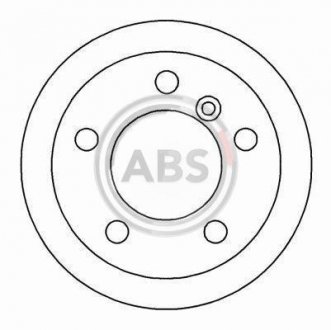 Задній гальмівний (тормозний) диск a.B.S 16454
