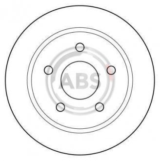 Задній гальмівний (тормозний) диск a.B.S 15802