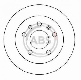 Задній гальмівний (тормозний) диск a.B.S 15818