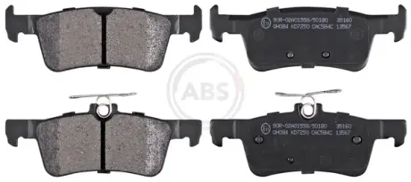 Тормозні (гальмівні) колодки A.B.S 35160