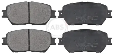 Передні тормозні (гальмівні) колодки A.B.S 37356