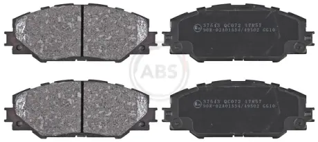 Передние тормозные колодки A.B.S 37543