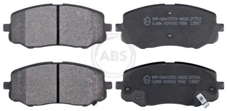 Тормозні (гальмівні) колодки A.B.S 37763