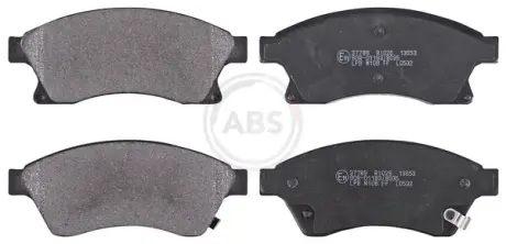 Передние тормозные колодки A.B.S 37789 Chevrolet Кобальт