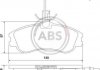 Передние тормозные колодки a.B.S 37016