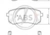 Задні тормозні (гальмівні) колодки a.B.S 37515