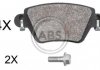 Задні тормозні (гальмівні) колодки a.B.S 37897
