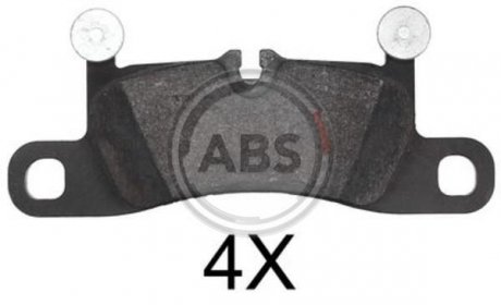 Задні тормозні (гальмівні) колодки a.B.S 37788