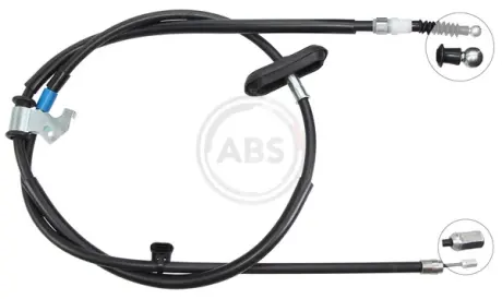 Трос ручного тормоза Astra/Cruze (12-21) Лев. A.B.S K12054