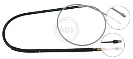 Трос ручного тормоза E90/E91/E92/E93 (04-21) A.B.S K19936