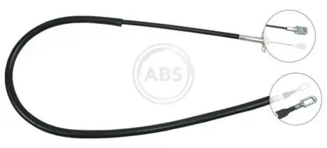 Трос ручного тормоза LT/W903/W904/W906/W909 (95-21) Пр. A.B.S K16388
