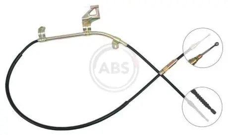 Трос ручного тормоза Passat (00-05) Пр. A.B.S K18368