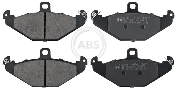 Задние тормозные колодки A.B.S 36788
