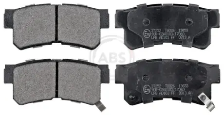 Задние тормозные колодки A.B.S 37252