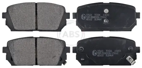 Задние тормозные колодки A.B.S 37621