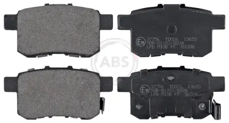 Задние тормозные колодки A.B.S 37756