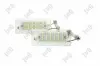 Лiхтар пiдсвiчування номерного знаку к-т LED abakus L042100006LED
