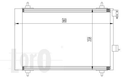 Радiатор кондицiонера abakus 0090160009