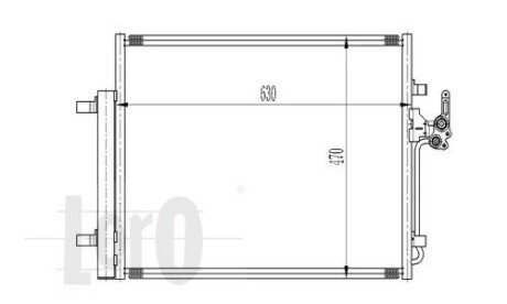 Радiатор кондицiонера abakus 0170160016