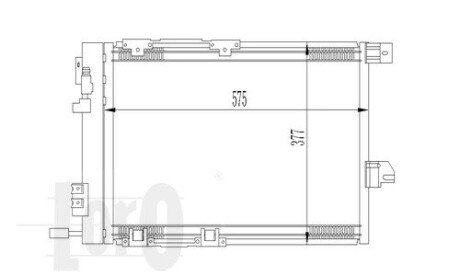 Радiатор кондицiонера abakus 0370160008