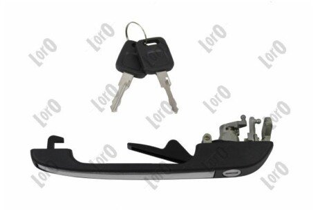 Ручка дверей передня, лiва, з вставкою замка i ключем abakus 132003001