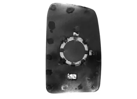 Скло дзеркала бокового виду нижнє, лiве abakus 3163G05