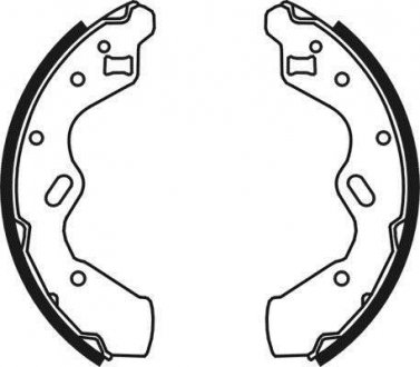 Колодки ручного (стоячого) тормоза abe C03037ABE