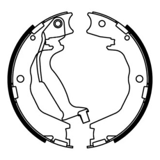 Колодки ручного (стоячого) гальма abe C00329ABE