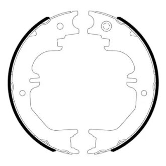 Колодки ручного (стоячого) тормоза abe C02086ABE