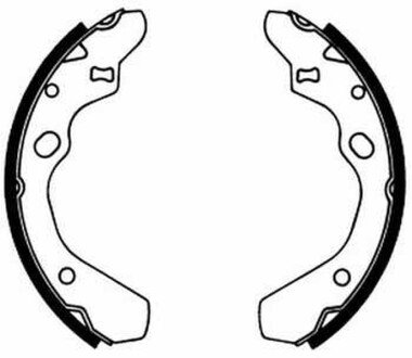 Колодки ручного (стоячого) тормоза abe C03014ABE