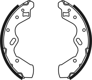 Колодки ручного (стоячого) тормоза abe C03037ABE