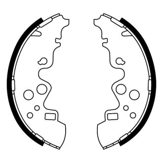 Колодки ручного (стоячого) гальма abe C03051ABE