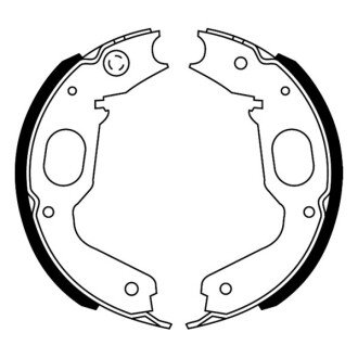 Колодки ручного (стоячого) тормоза abe C05065ABE