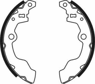 Колодки ручного (стоячого) тормоза abe C08008ABE