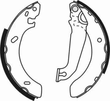 Колодки ручного (стоячого) тормоза abe C0G032ABE