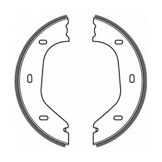 Колодки ручного (стоячого) тормоза abe CRB000ABE на Бмв 6 серии
