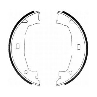 Колодки ручного (стоячого) тормоза abe CRB004ABE на Бмв Z4