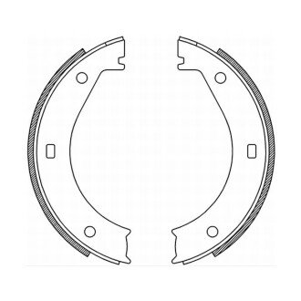 Колодки ручного (стоячого) тормоза abe CRB005ABE на Бмв F30