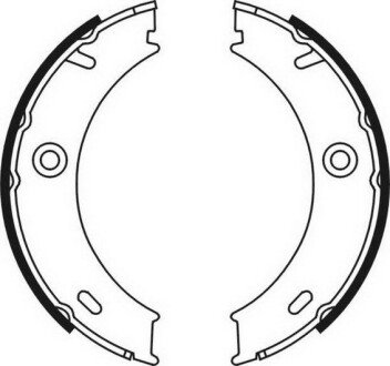 Колодки ручного (стоячого) тормоза abe CRM003ABE на Мерседес Варио