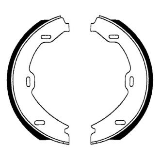 Колодки ручного (стоячого) тормоза abe CRM006ABE