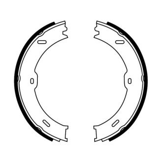 Колодки ручного (стоячого) тормоза abe CRM009ABE