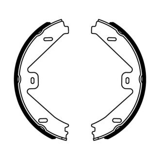 Колодки ручного (стоячого) тормоза abe CRM014ABE на Мерседес CLS-Class C218