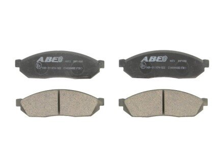 Передние тормозные колодки abe C14004ABE на Хонда Срв рд1