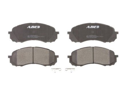 Передні тормозні (гальмівні) колодки abe C17015ABE на Субару Форестер sh