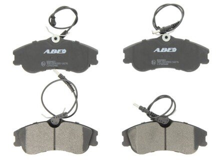 Передние тормозные колодки abe C1P025ABE на Пежо 306