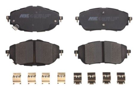 Передние тормозные колодки abe C12139ABEP на Тойота Аурис