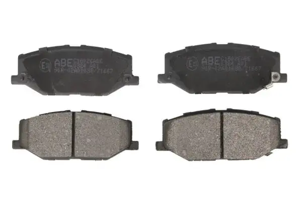 Передние тормозные колодки ABE C18026ABE
